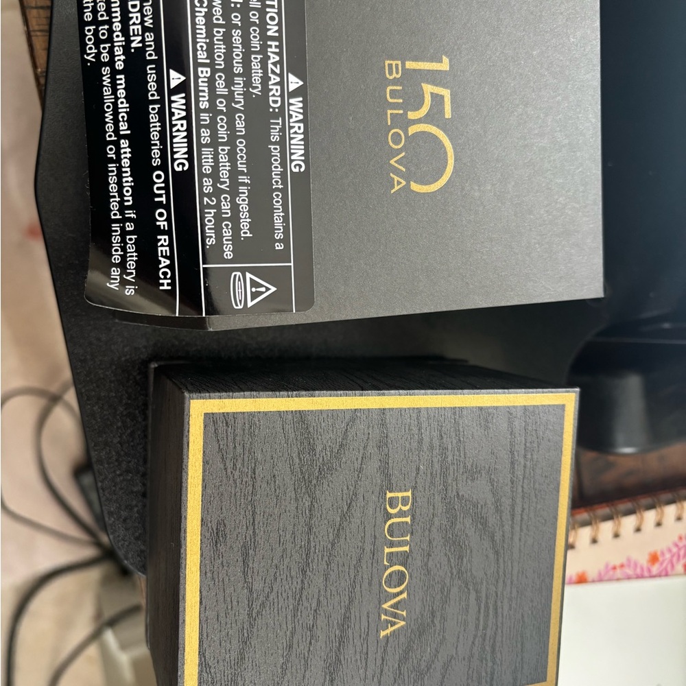 Bulova Gold Rectangular Timepiece NWT - image 6